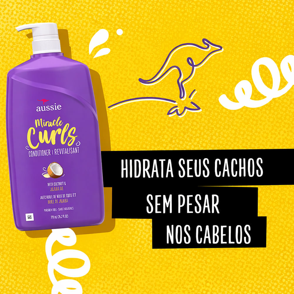 Condicionador Miracle Curls Aussie 778ml