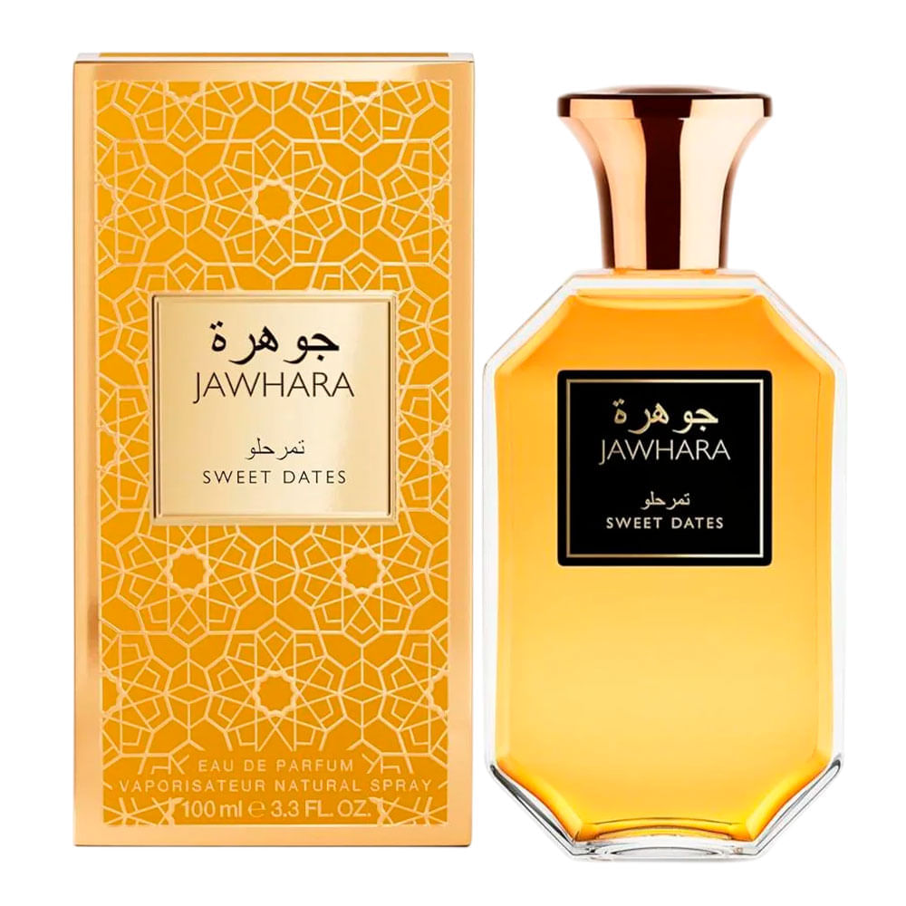 Perfume Unissex Árabe Sweet Dates Jawhara Eau de Parfum 100ml