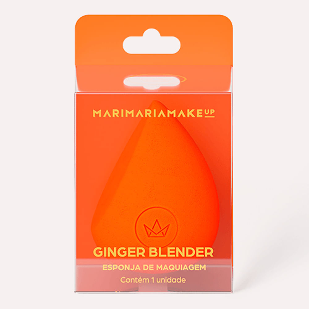 Esponja de Maquiagem Ginger Blender Mari Maria Laranja