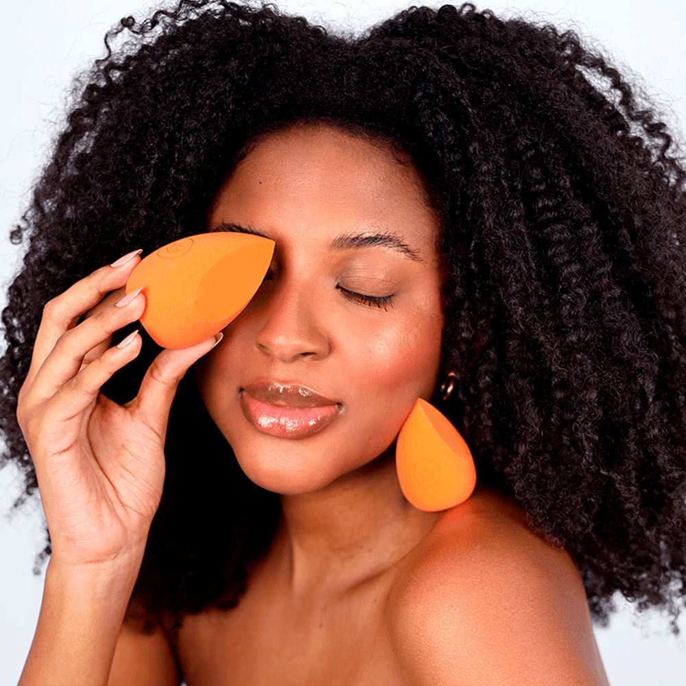 Esponja de Maquiagem Ginger Blender Mari Maria Laranja