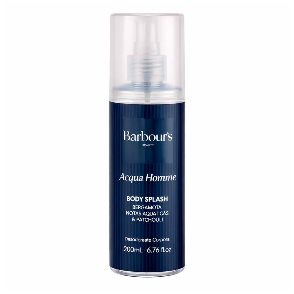 Desodorante Colônia Acqua Homme Barbour's Beauty 200ml
