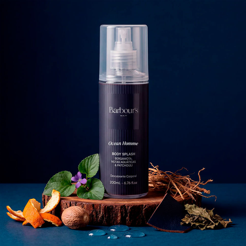 Desodorante Colônia Acqua Homme Barbour's Beauty 200ml