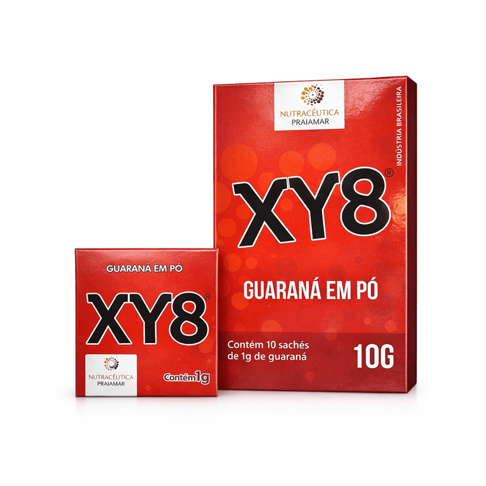 XY8 Sachê Energético Natural Masculino 10 Sachês