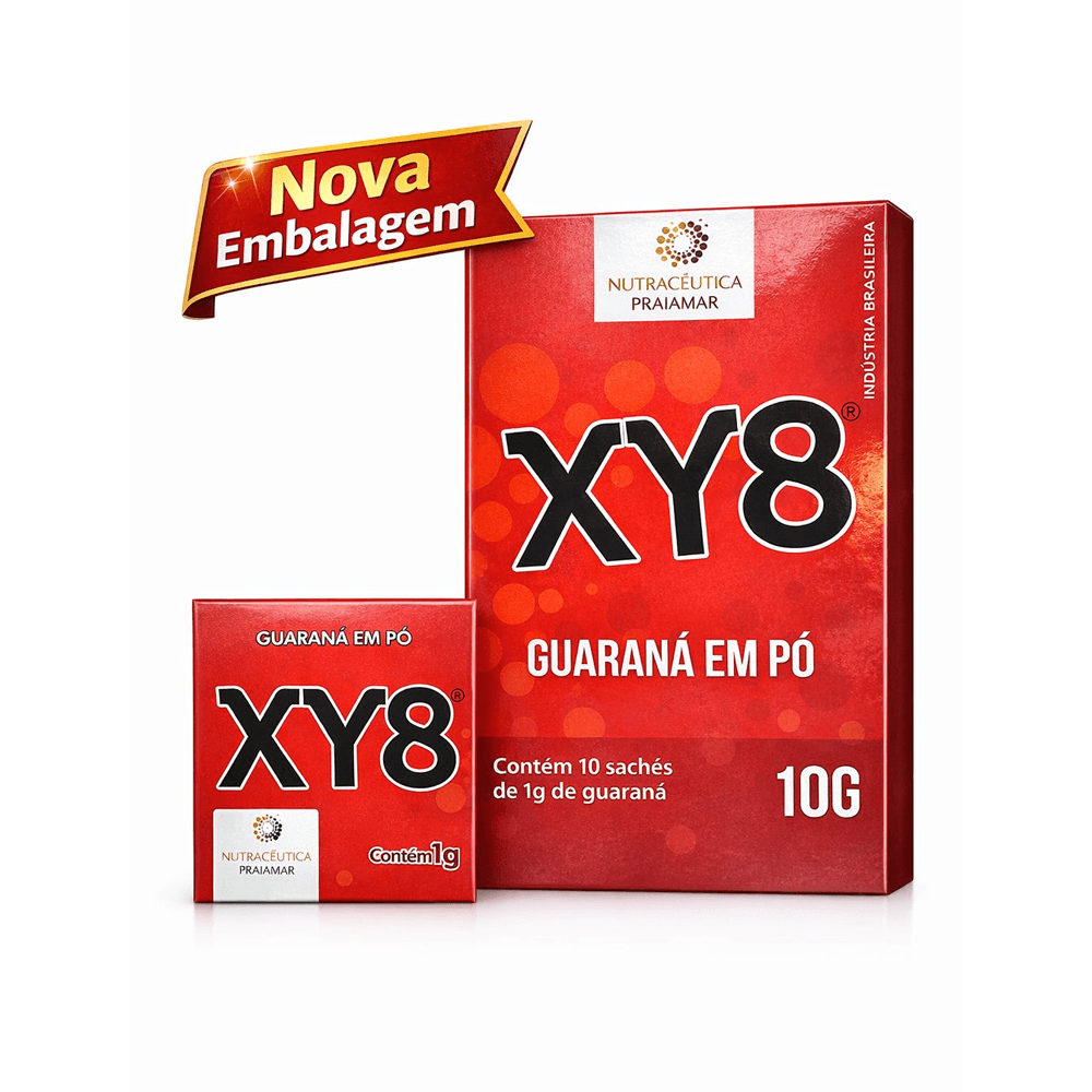 XY8 Sachê Energético Natural Masculino 10 Sachês