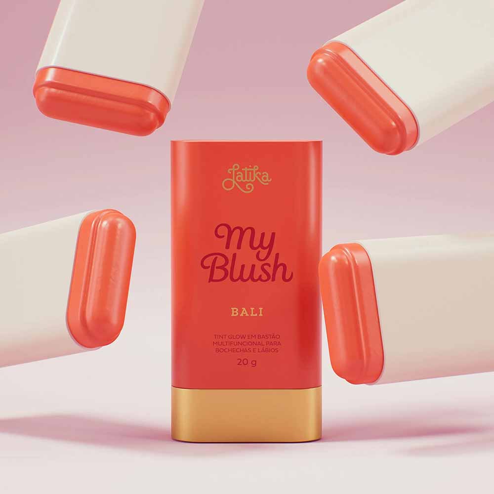 Blush em Bastão My Blush Latika 20g Cor Bali