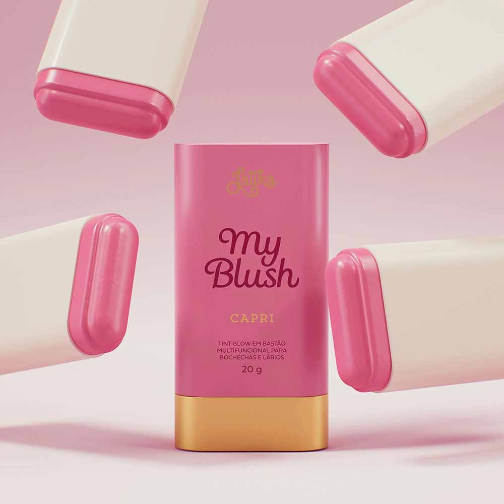 Blush em Bastão My Blush Latika 20g Cor Capri