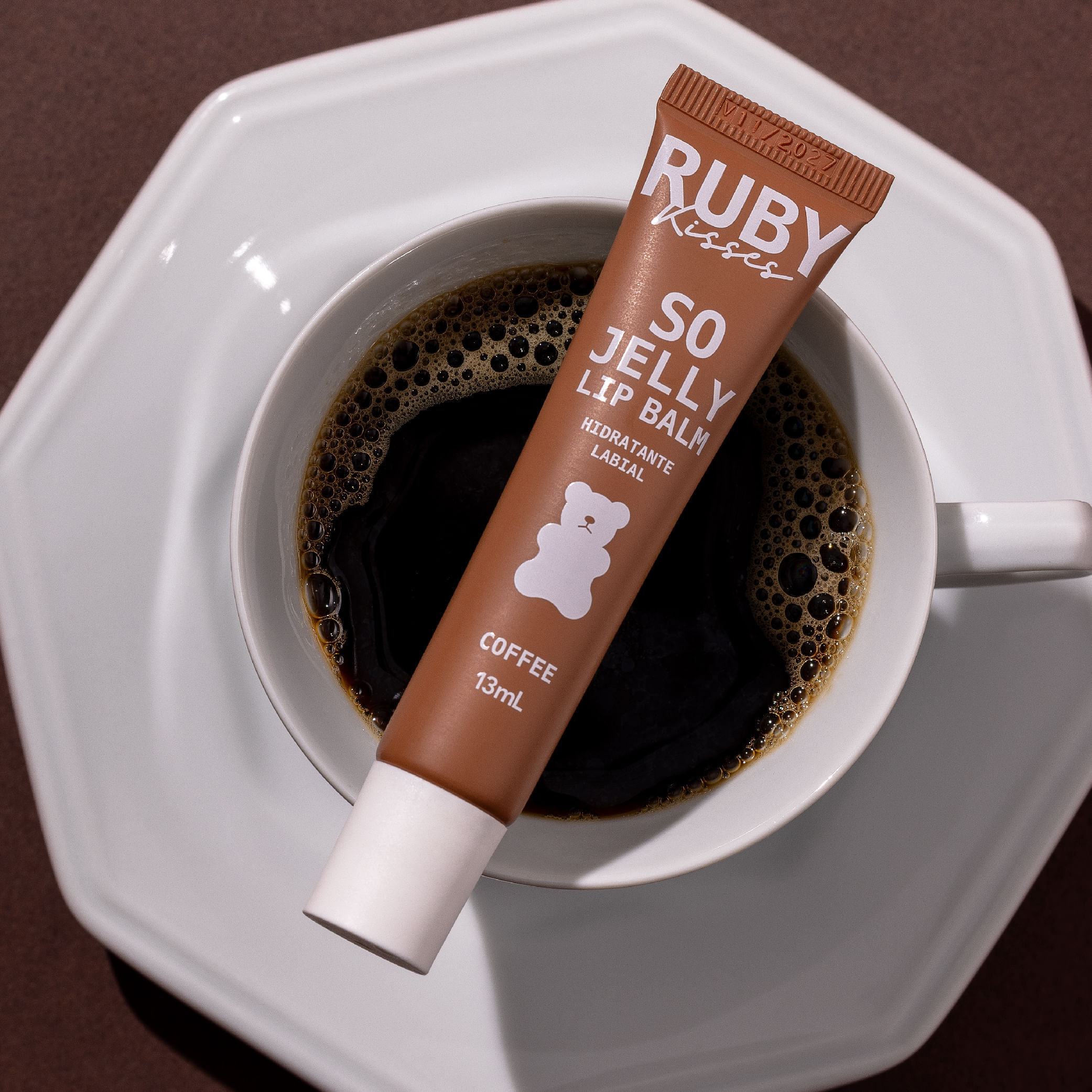 Lip Balm So Jelly  Ruby Kisses Cor Marrom Claro