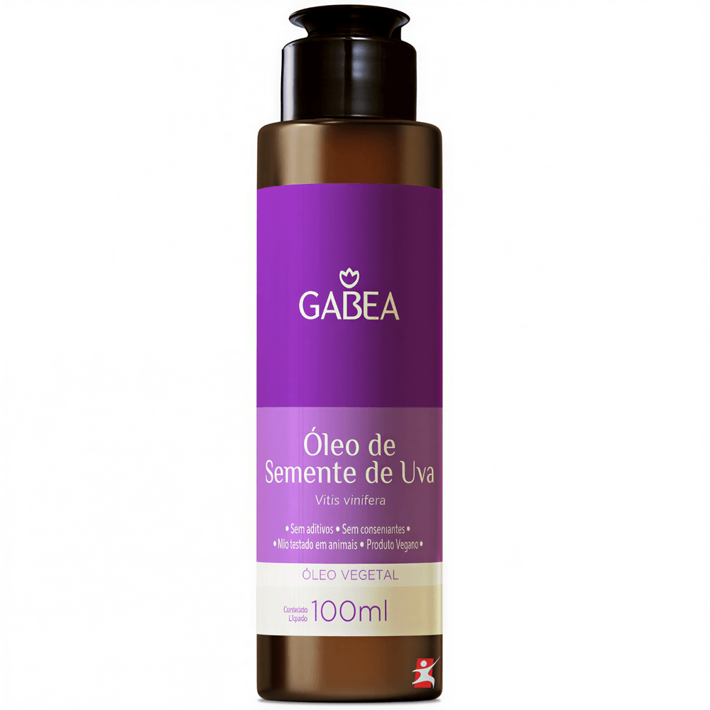 Óleo Vegetal De Semente De Uva Vegano Vitis Vinifera Gabea 100ml