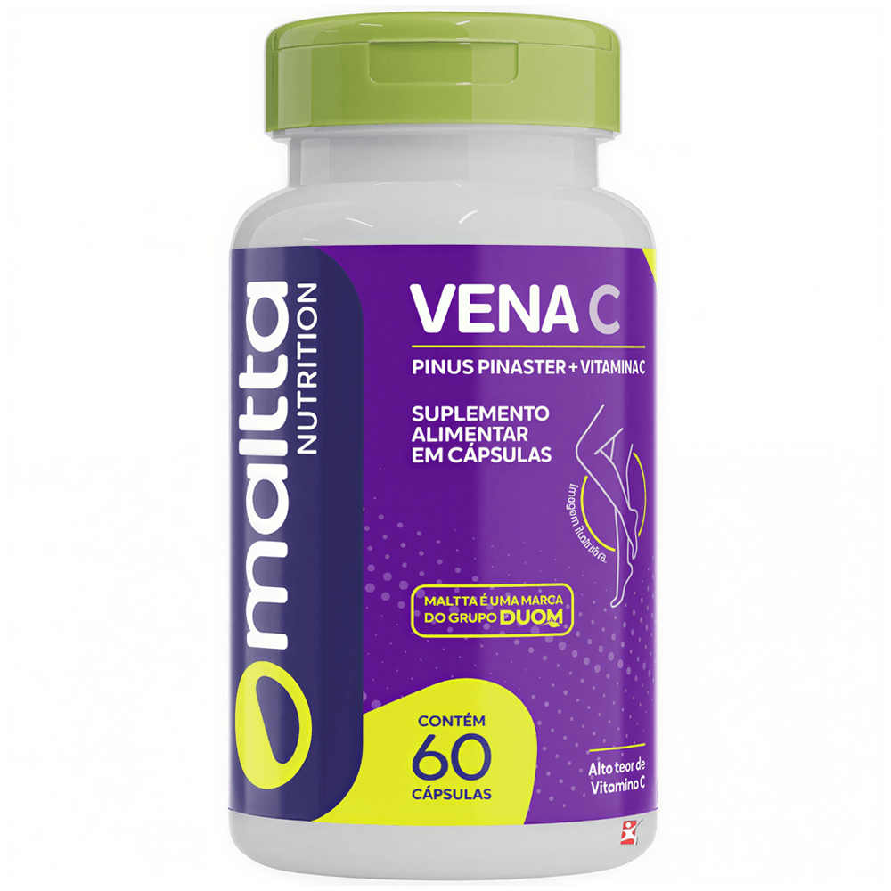 Vena C Pinus Pinaster + Vitamina C Maltta Nutrition 60 Cápsulas