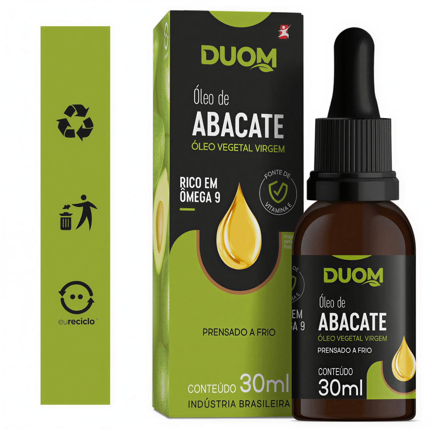 Óleo Vegetal Virgem De Abacate Duom Maltta Nutrition 30ml