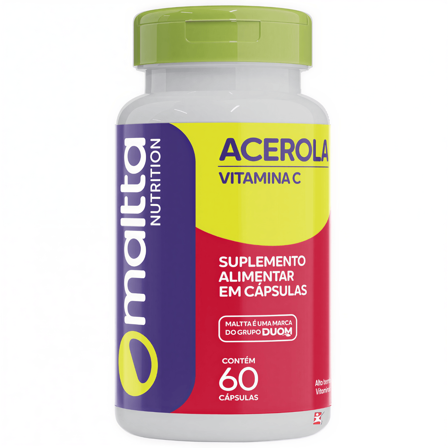 Kit 2 Vitamina C A Base De Acerola Maltta Nutrition 60 Cápsulas