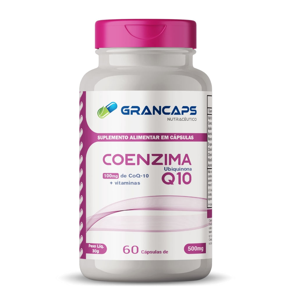 Coenzima Q10 Mais Vitaminas Grancaps 60 Cápsulas