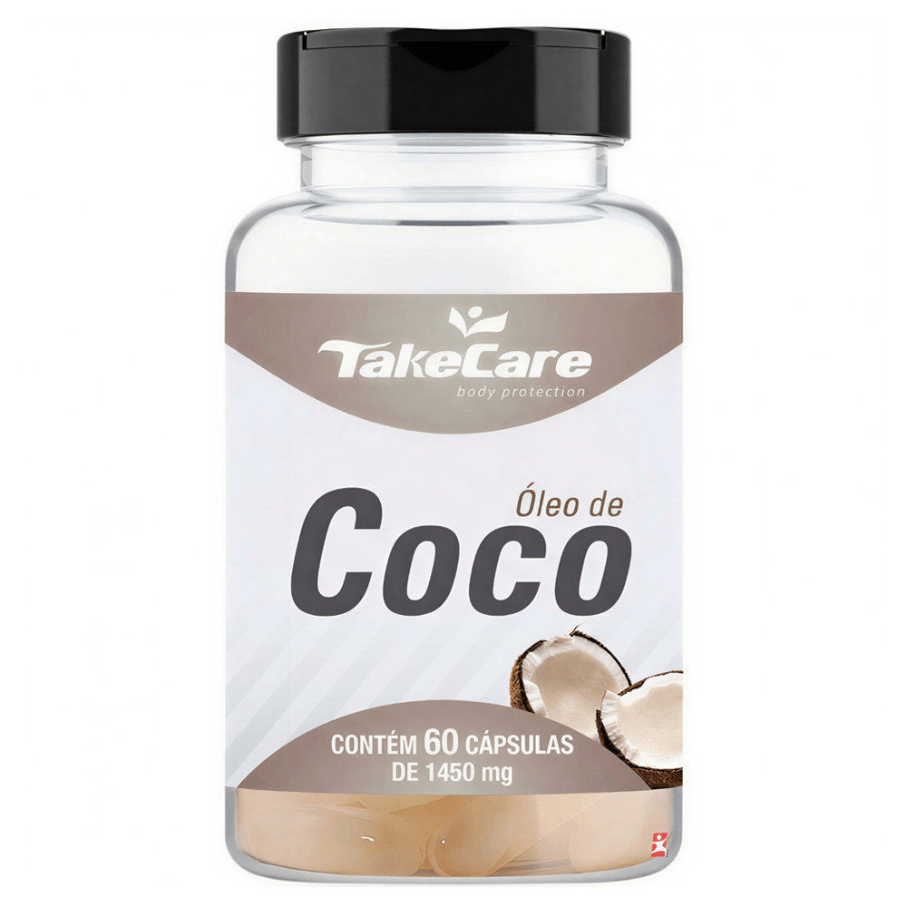 Óleo De Coco Take Care 1000mg 60 Cápsulas