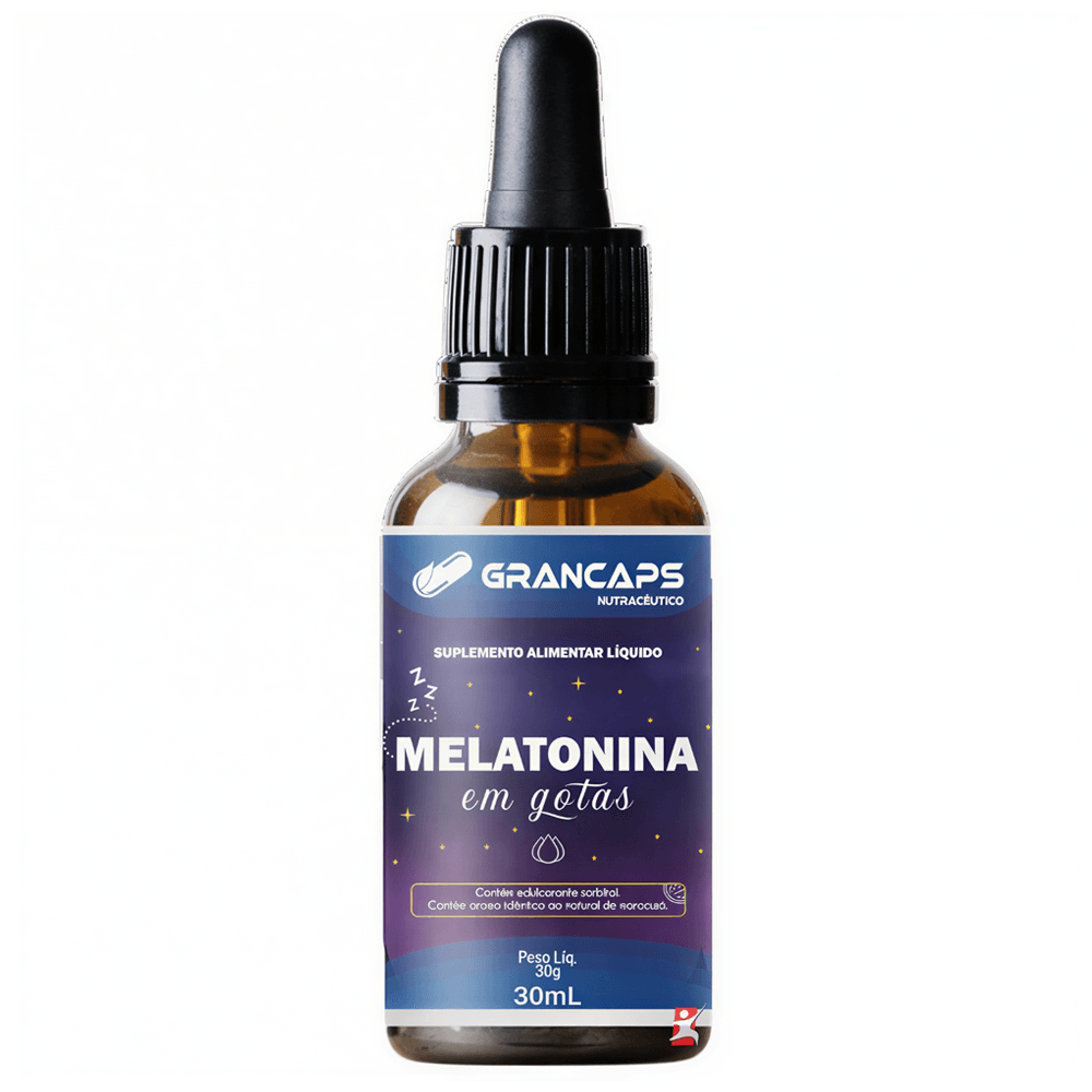 Melatonina Gotas Grancaps Sabor Maracujá 30ml