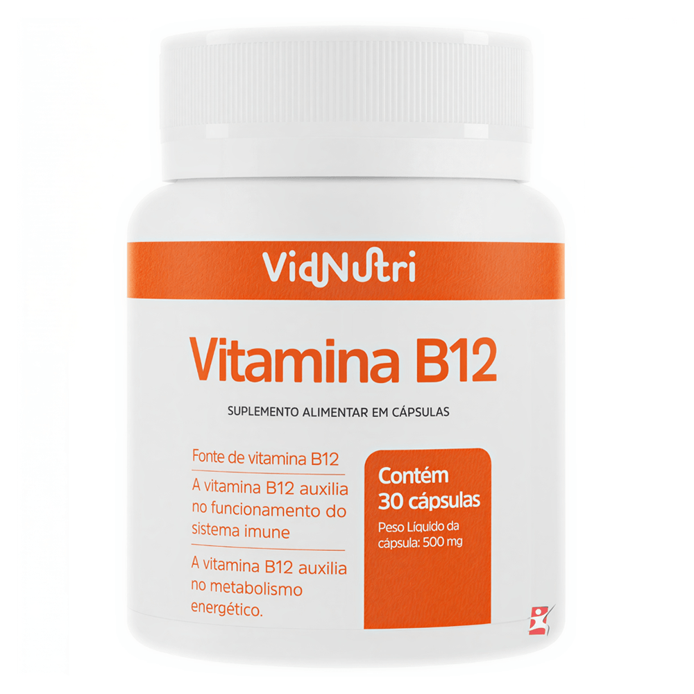 Vitamina B12 Vidnutri 30 Cápsulas