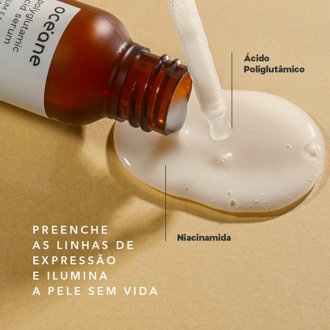 Sérum Facial de Ácido Poliglutâmico Polyglutamic Acid Oceane 30ml