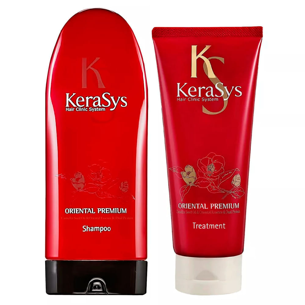 Kit Shampoo 200g + Máscara Oriental Premium Tratamento 200ml Kerasys