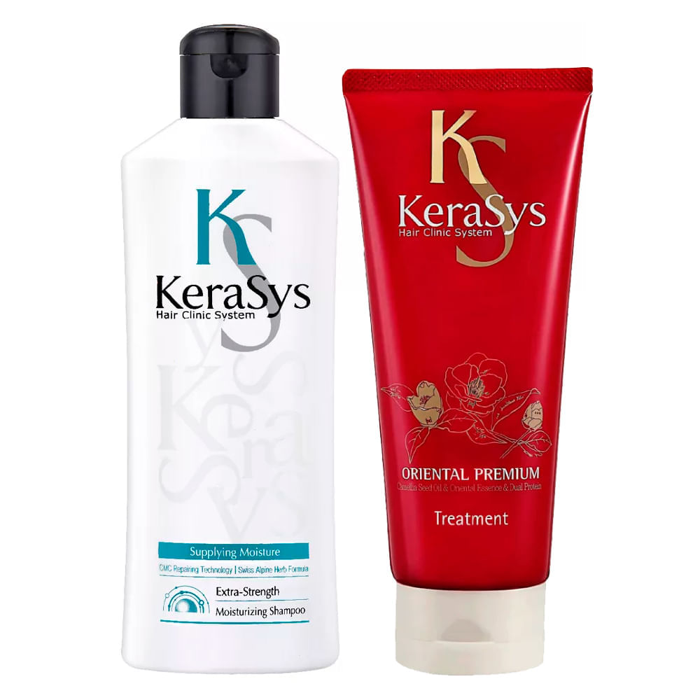 Kit Tratamento Shampoo 180g + Máscara Kerasys 200ml