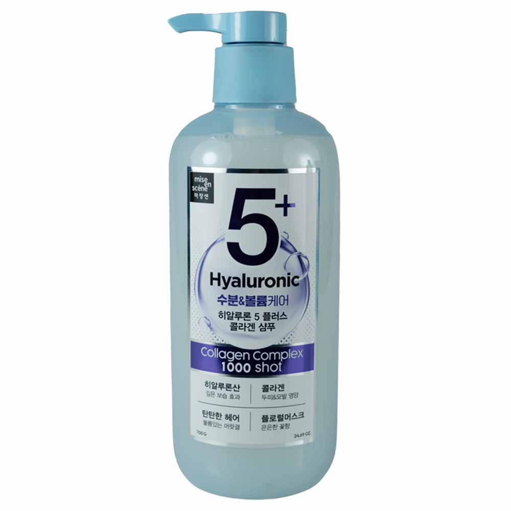 Shampoo 5 Hyaluronic Collagen Complex 1000 Shot Mise En Scène 700ml