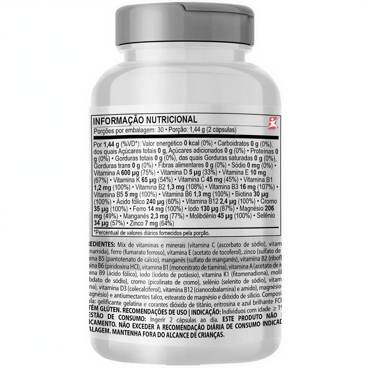 Multivitaminas Mais Multiminerais De A-z Clinicmais 60 Cápsulas