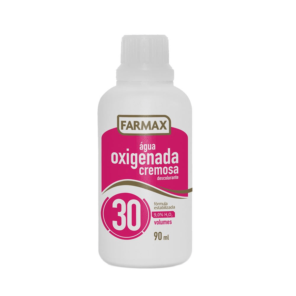 Água Oxigenada Cremosa Farmax Volume 30 90ml