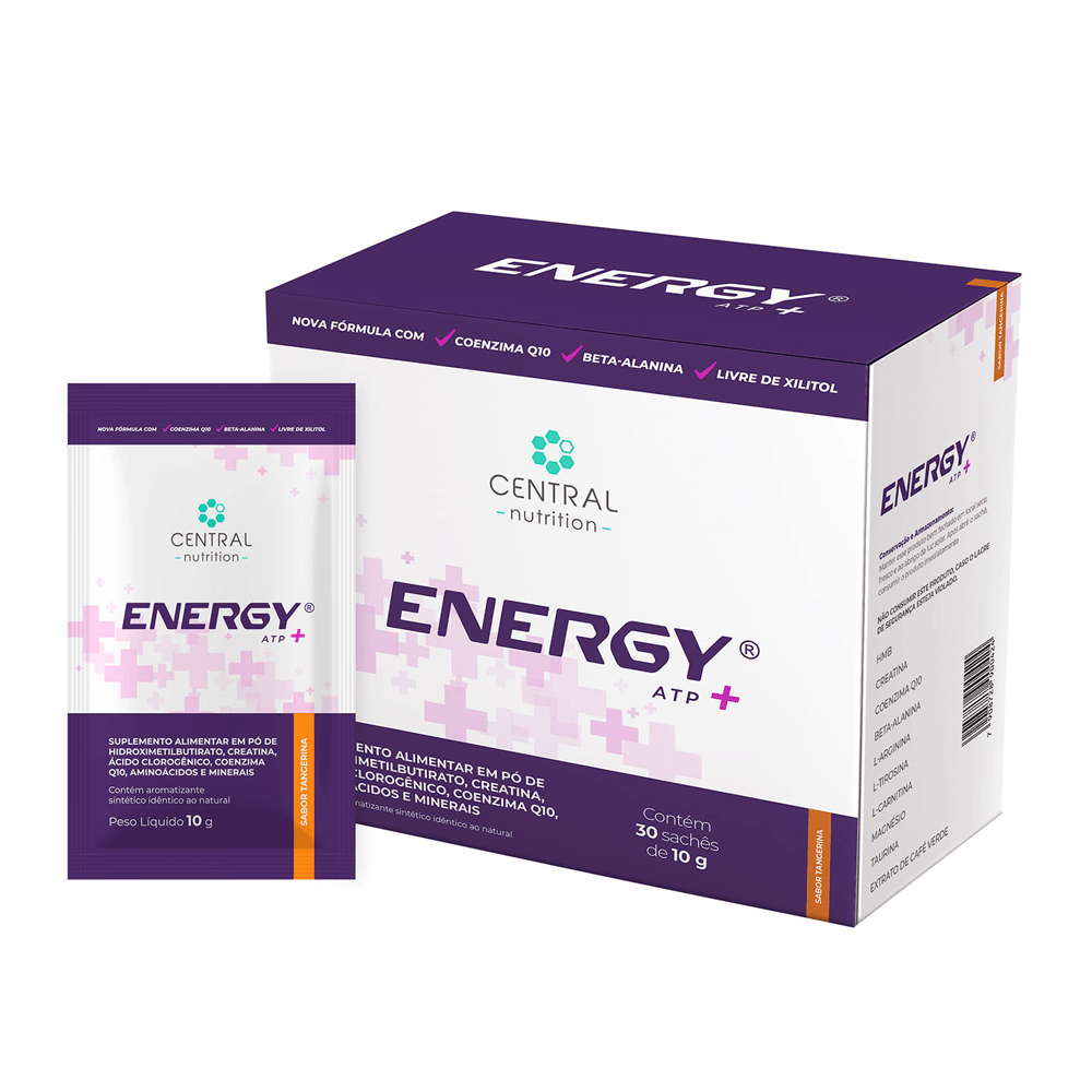 Energy® Atp 10g 30 Sachês Sabor Tangerina
