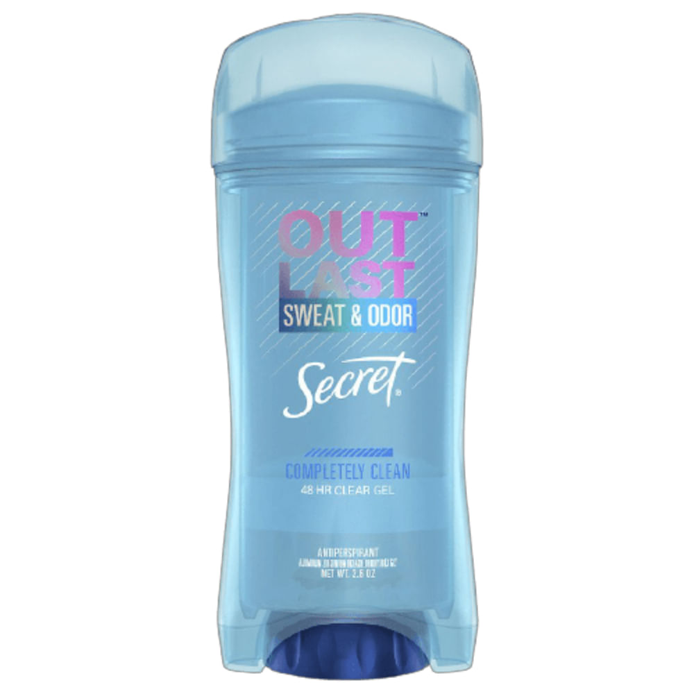 Desodorante Em Gel Clear Completely Clean Secret 73g