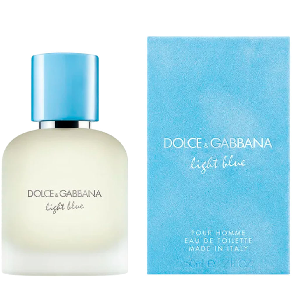 Perfume Masculino Light Blue Pour Homme Dolce & Gabbana Eau de Toilette 50ml