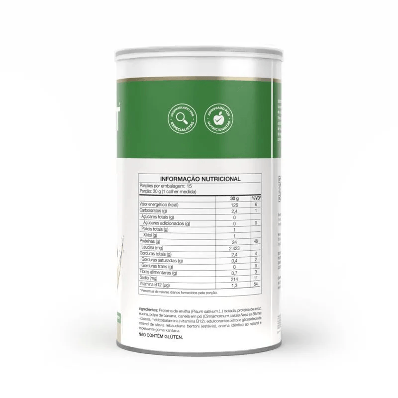 Proteína Vegetal Isofort Plant Vitafor Banana Com Canela 450g