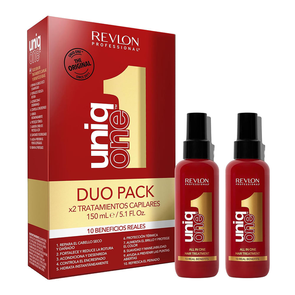 Kit Tratamento Para Cabelo Duo Pack Uniq One Classic Revlon 2 Unidades 150ml