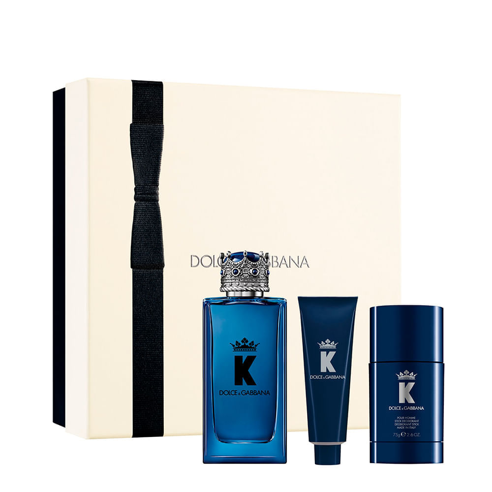 Kit K Dolce & Gabbana Masculino Eau De Parfum 100ml + Shower Gel 50ml + Desodorante 75g