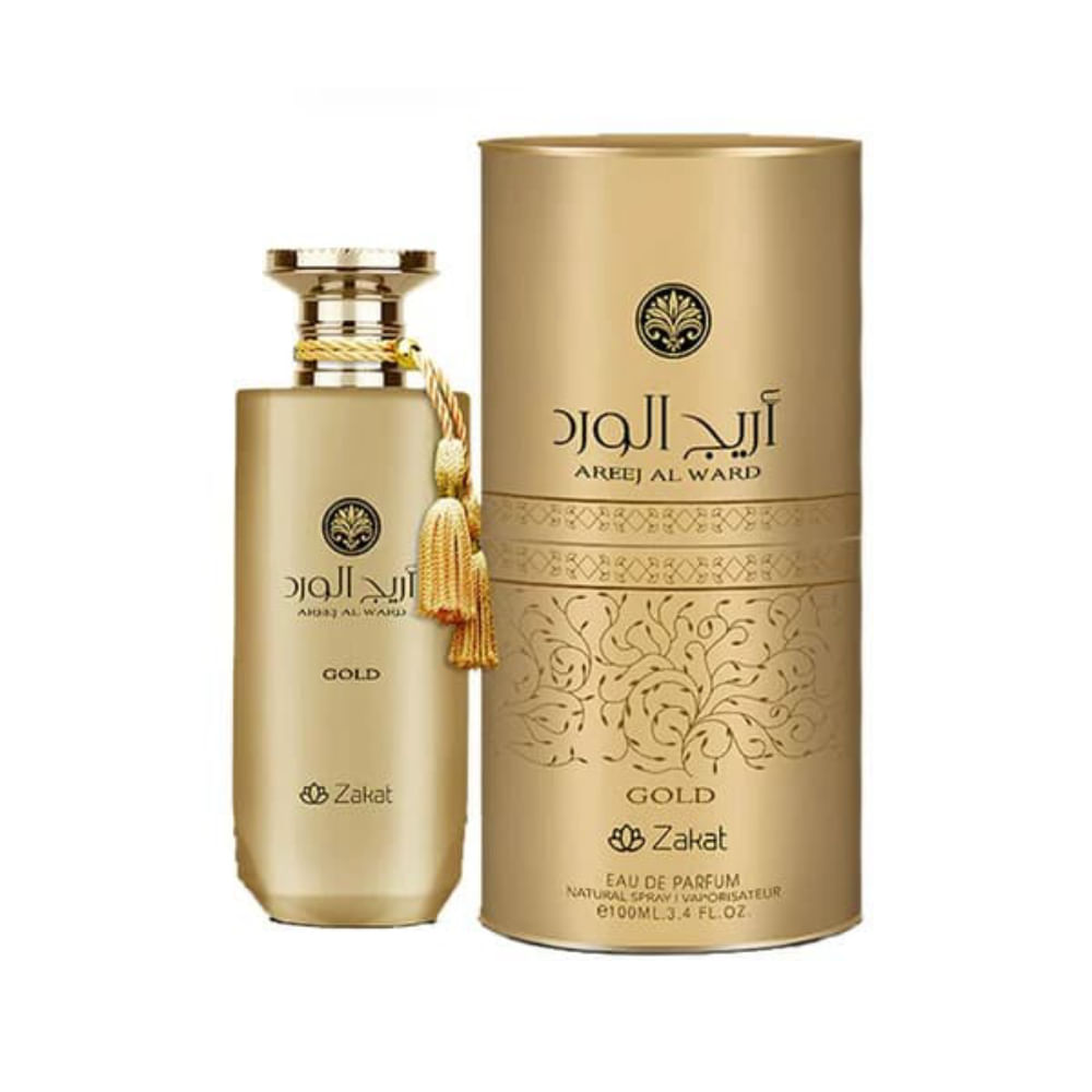 Perfume Árabe Masculino Areej Al Ward Gold Eau De Parfum Zakat 100ml