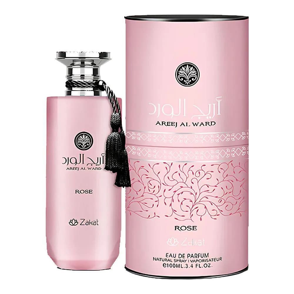 Perfume Árabe Feminino Areej Al Ward Rose Eau De Parfum Zakat 100ml