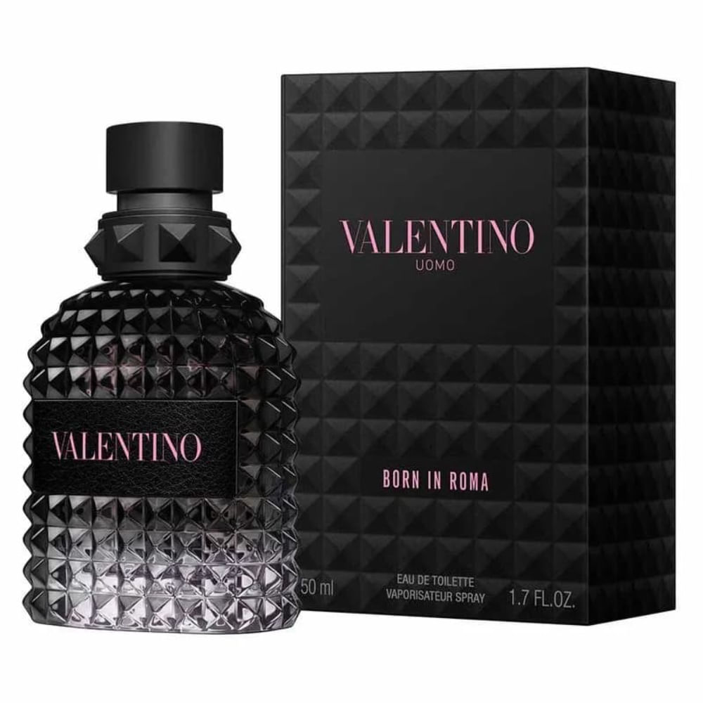 Perfume Masculino Born In Roma Uomo Valentino Eau de Toilette 50ml
