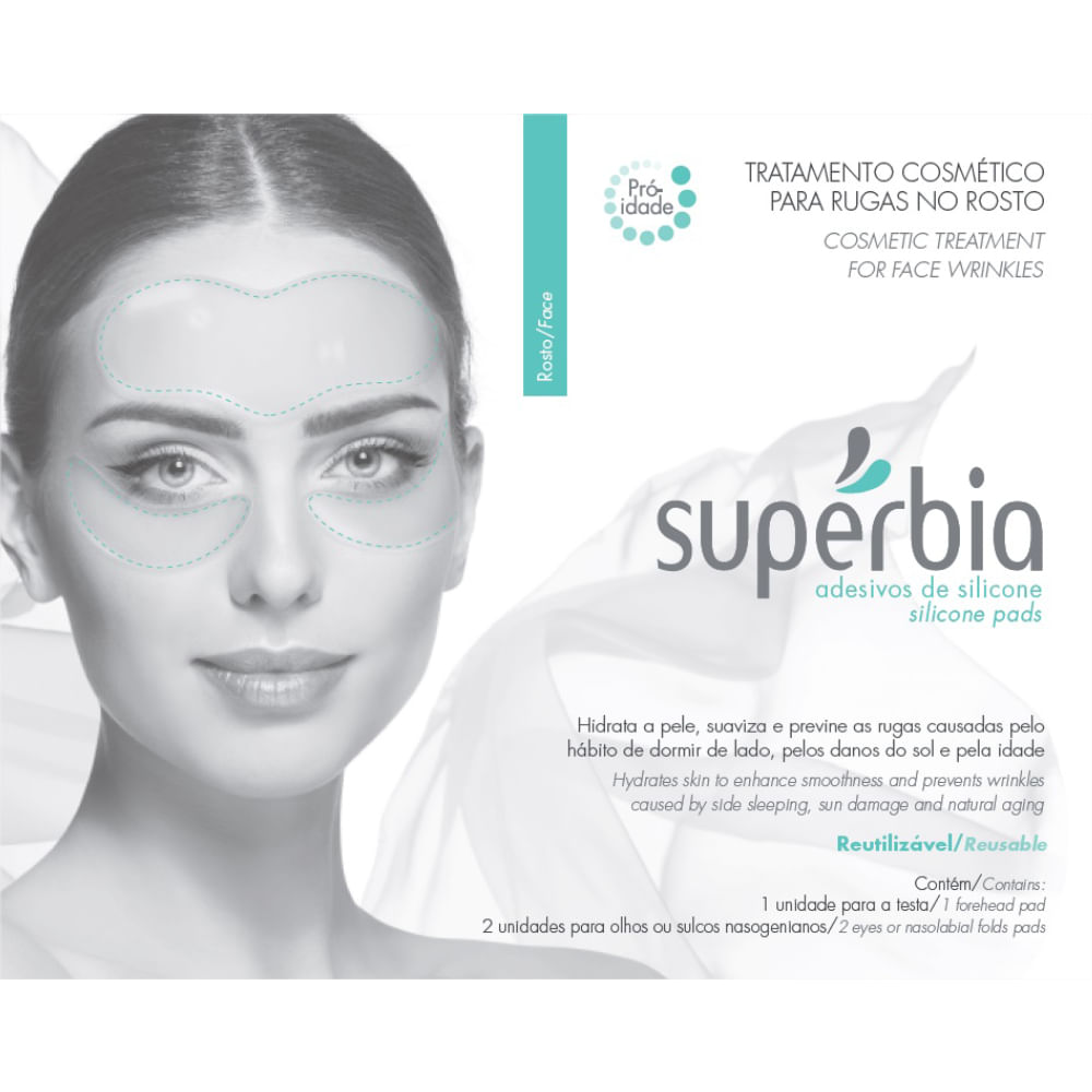 Kit Supérbia Adesivos para Rosto + Sabonete Liquido