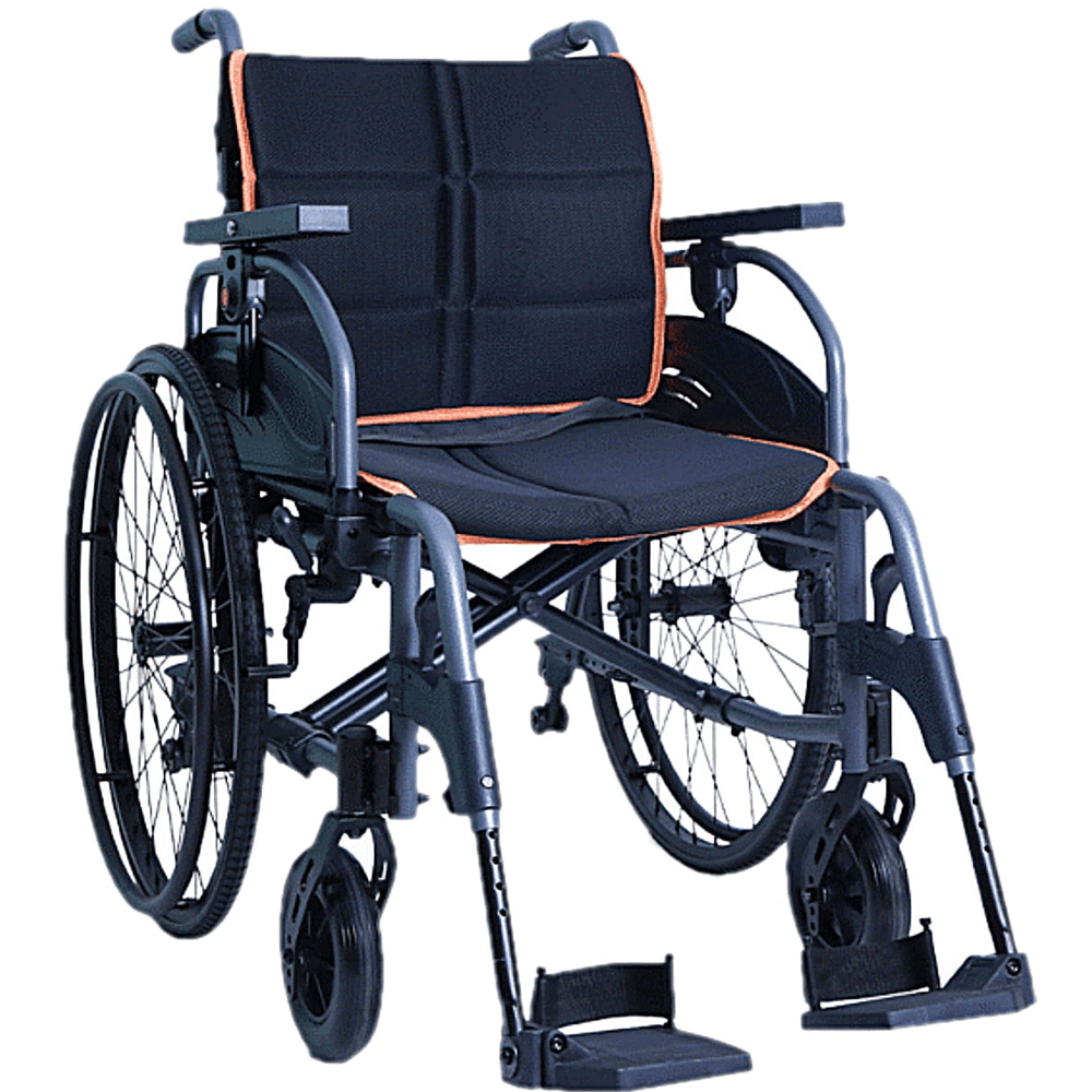 Cadeira De Rodas Alumínio Premium Max Hidrolight Até 150kg Assento 44cm