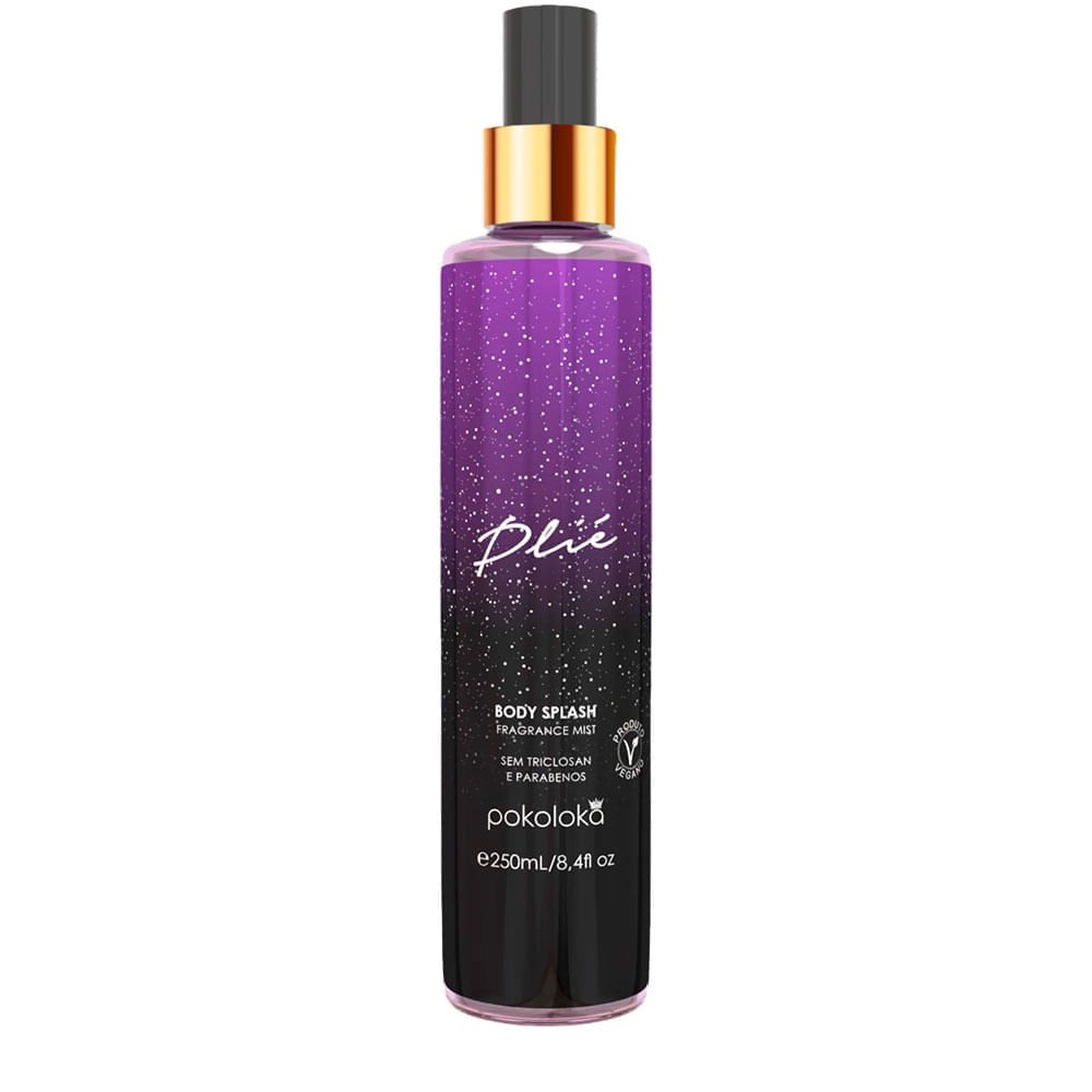 Kit Pokoloka Plié Feminino Body Splash 250ml + Hidratante Corporal 240ml