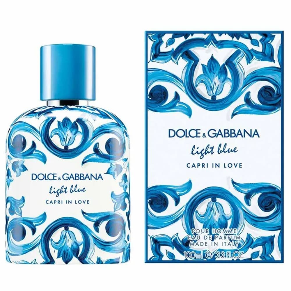 Perfume Masculino Light Blue Capri In Love Eau de Parfum Dolce & Gabbana 100ml