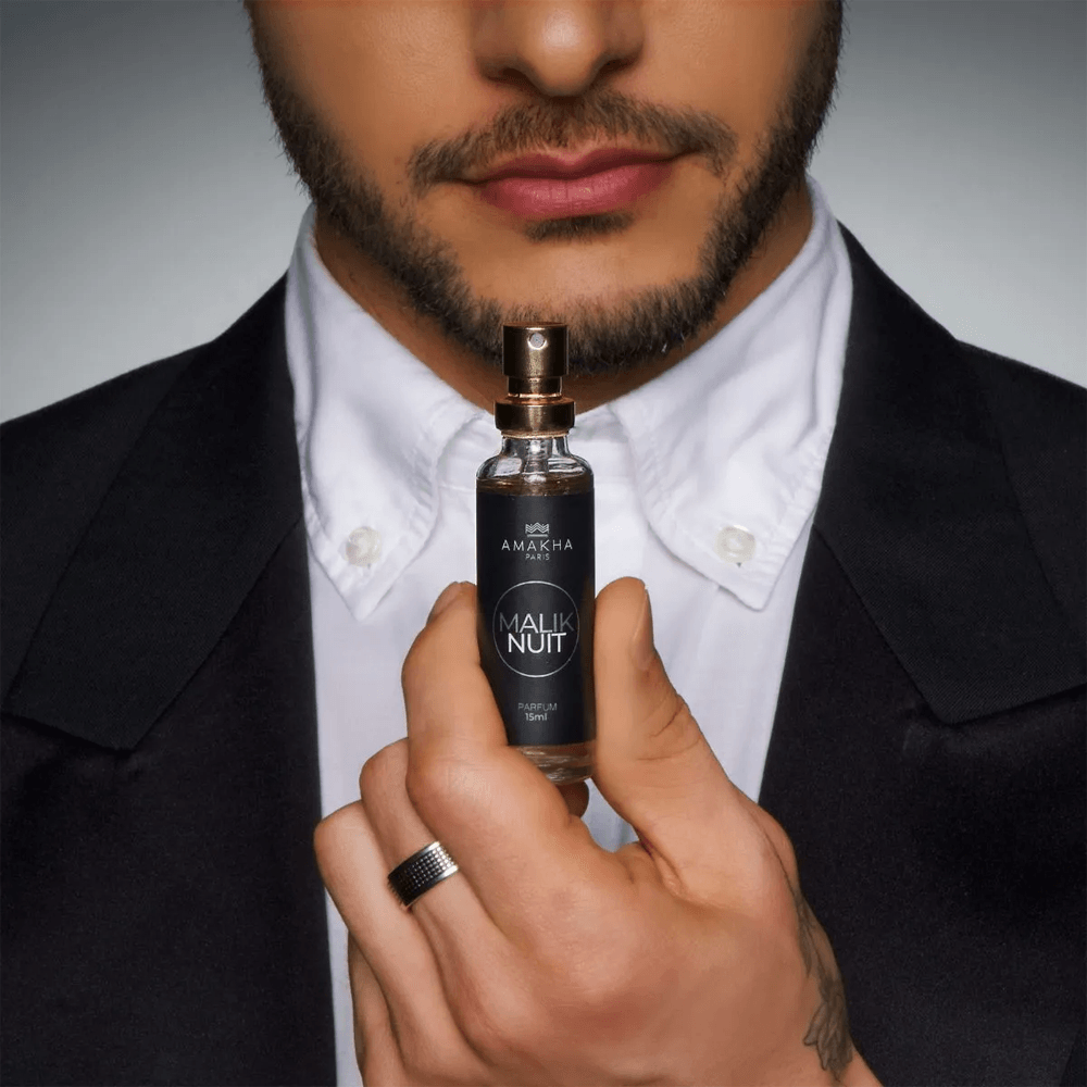 Perfume Árabe Masculino Malik Nuit Parfum Amakha Paris 15ml