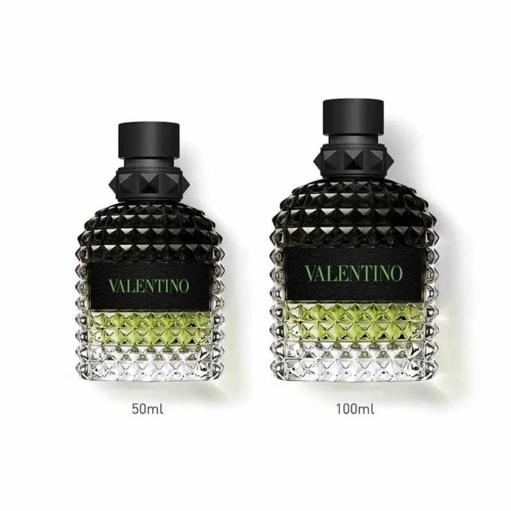 Perfume Masculino Born In Roma Green Stravaganza Uomo Valentino Eau de Toilette 50ml