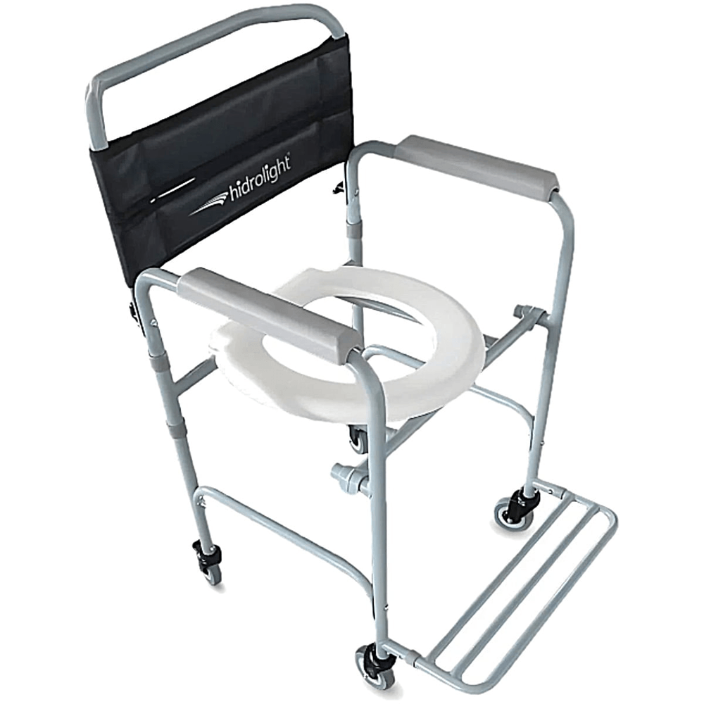 Cadeira De Banho Aço Desmontável Até 100 Kg Sc103 Hidrolight