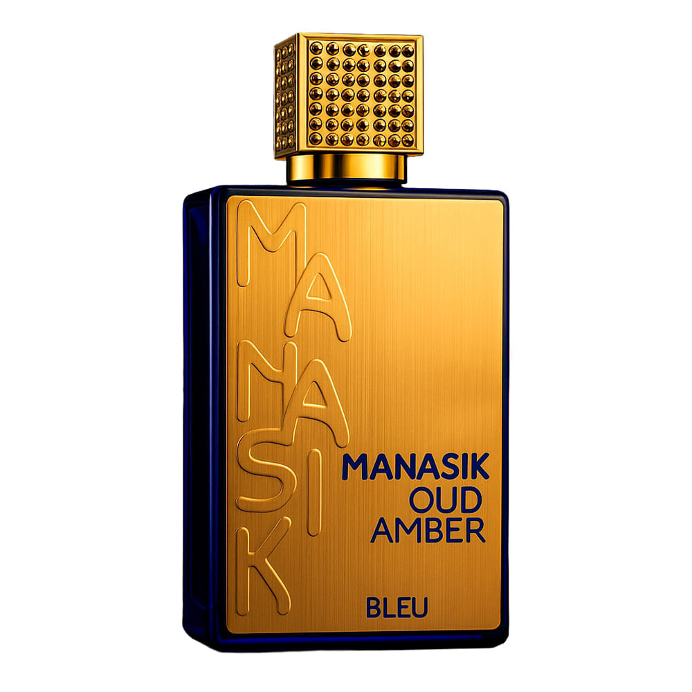 Perfume Árabe Unissex Oud Amber Bleu Eau De Parfum Manasik 100ml