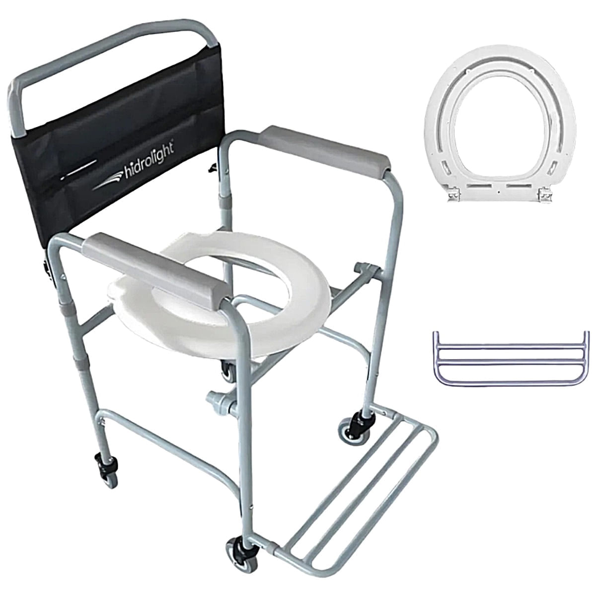 Cadeira de Banho Aço Desmontável até 100 kg SC103 Hidrolight