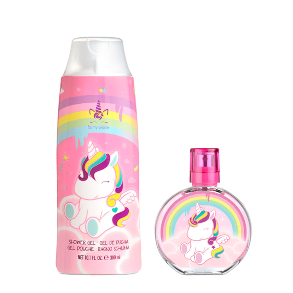 Kit Feminino Eau My Unicorn Eau de Toilette 50ml + Shower Gel 300ml + Mochila