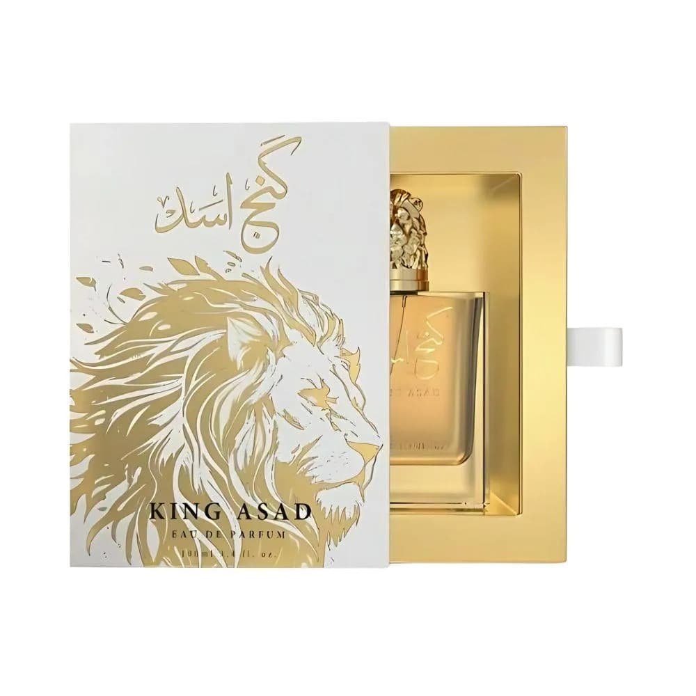 Perfume Árabe Masculino King Asad Zakat Eau De Parfum 100ml