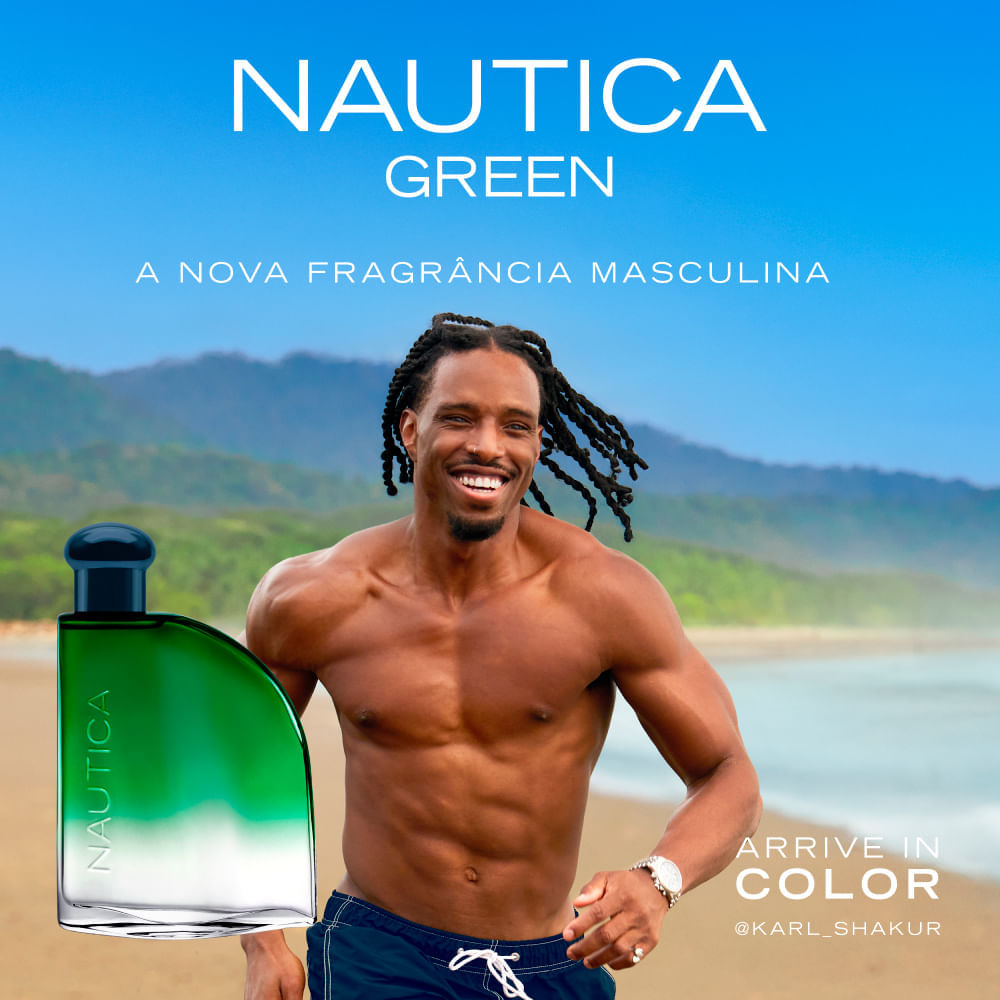 Perfume Masculino Nautica Colors Green Eau de Toilette 100ml