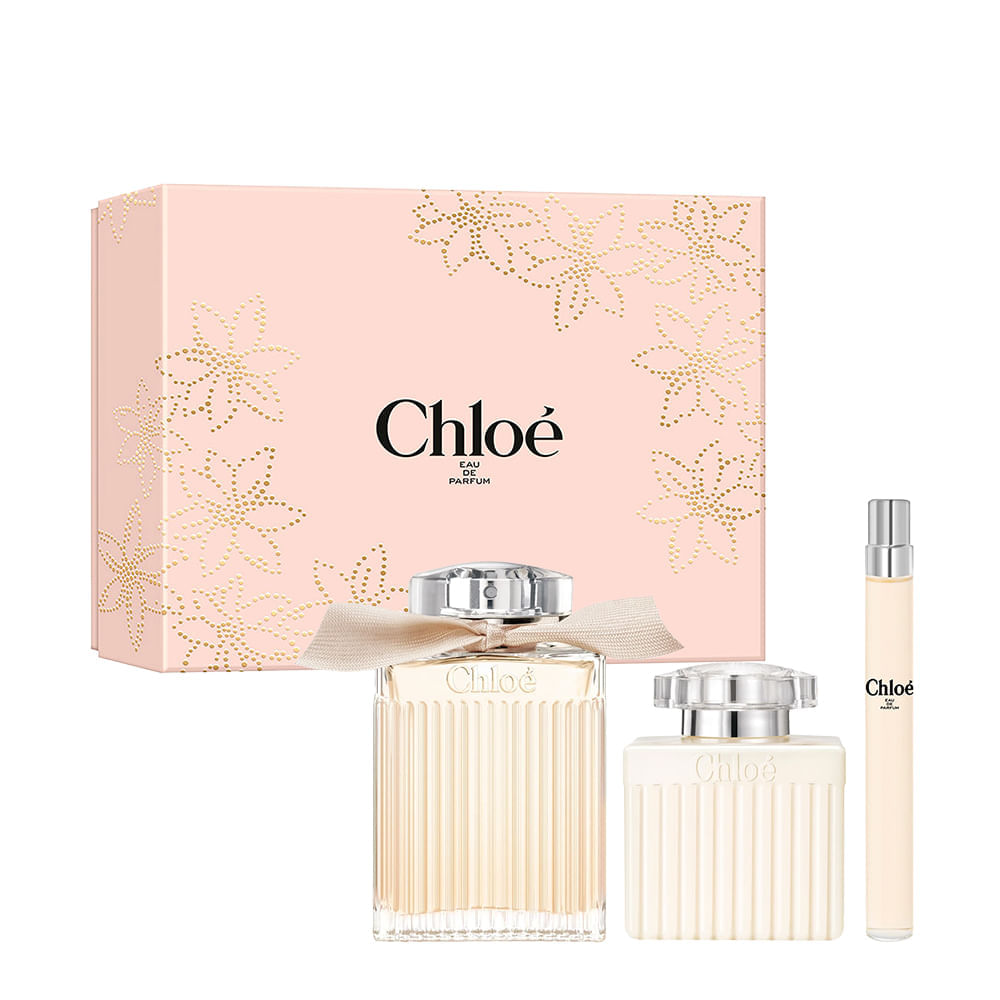 Kit Chloé Signature Eau De Parfum 100ml + Body Lotion 100ml + Travel Size 10ml