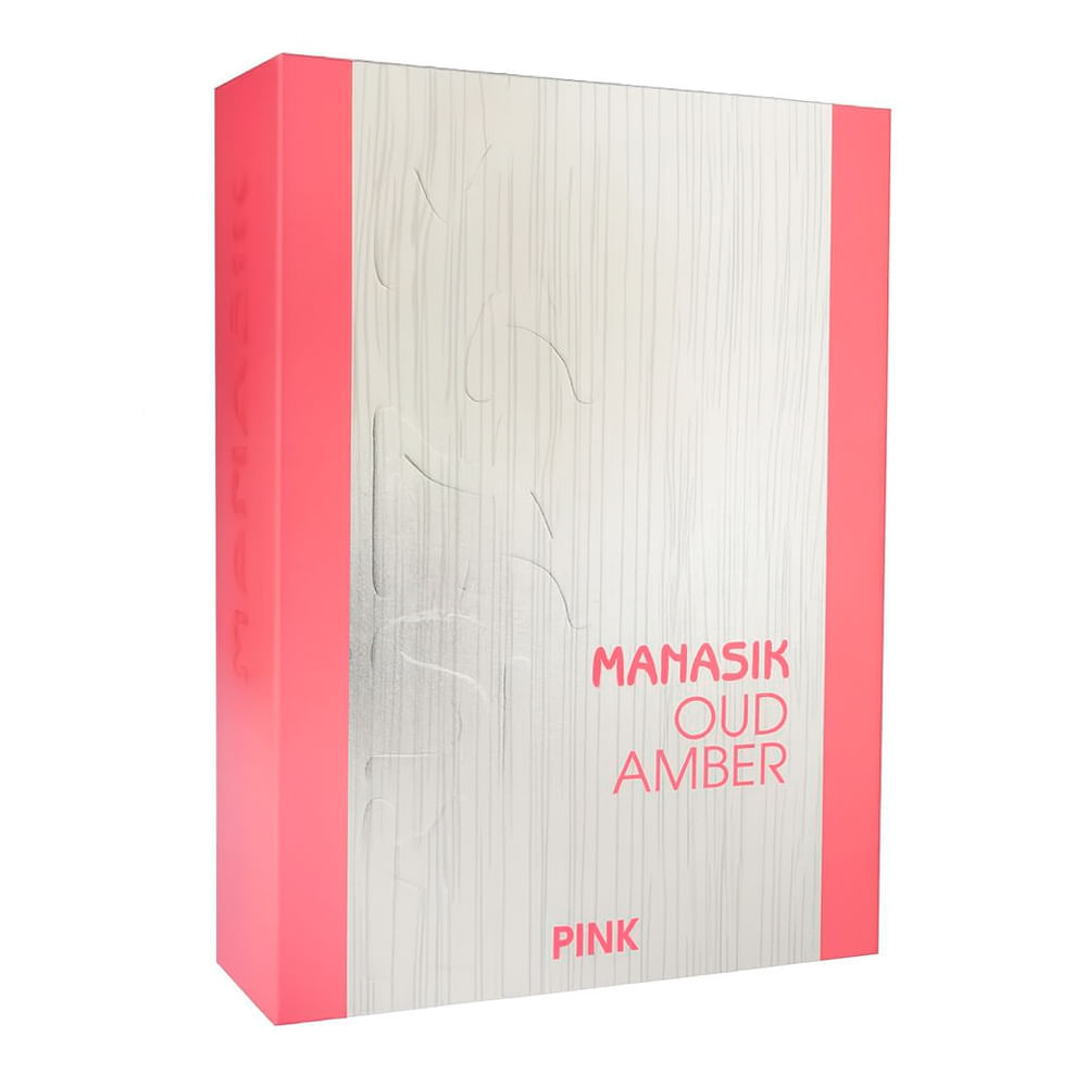 Perfume Árabe Unissex Oud Amber Pink Eau de Parfum Manasik 100ml