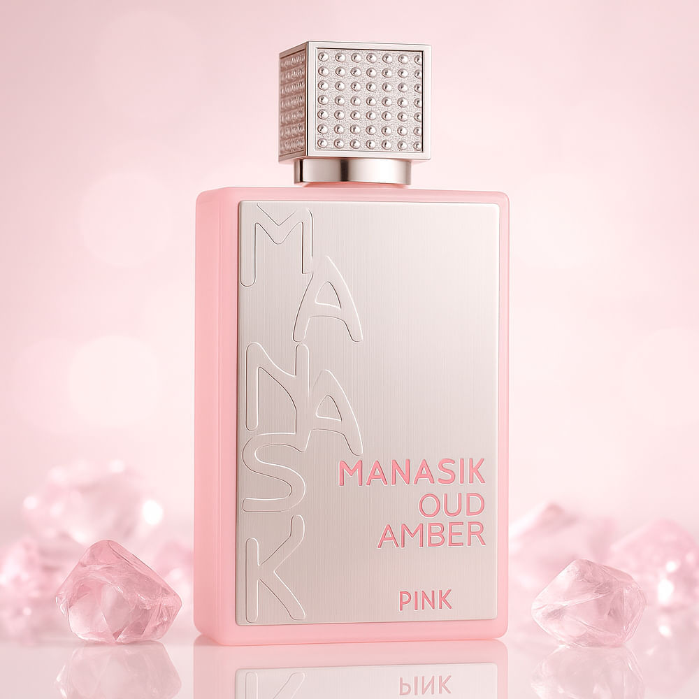 Perfume Árabe Unissex Oud Amber Pink Eau de Parfum Manasik 100ml