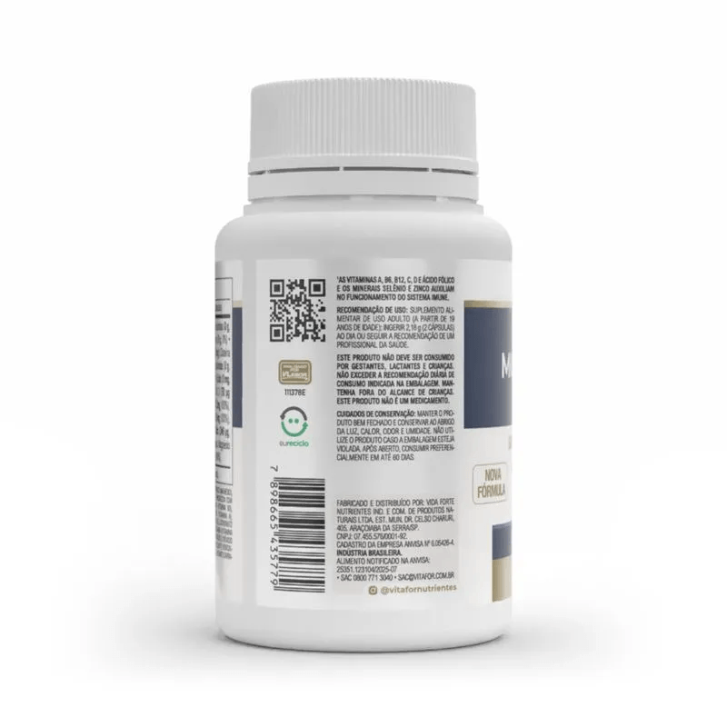 Multivitamínico Imunomult Vitafor 60 Cápsulas